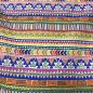 Preview: Hilco Baumwollstoff Ethnic Stripe bunt Streifen