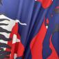 Preview: Baumwolle springendes Pferd blau weiß rot schwarz