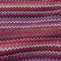 Preview: Wolle-Lurex-Strick mit Zick-Zack-Muster mit Glitzereffekt, lila