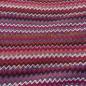 Preview: Wolle-Lurex-Strick mit Zick-Zack-Muster mit Glitzereffekt, lila