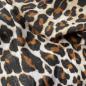 Preview: Viskose Leopard animal beige braun - Italien