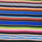 Preview: Seidensatin Streifen bunt