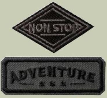 mono quick Applikation Adventure Non Stop Logo 2er