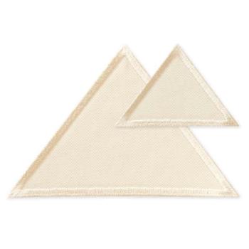 mono quick Dreiecksflicken beige