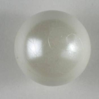 Dill Kunststoffknopf Kugelform - Größe: 10mm - Farbe: weiß