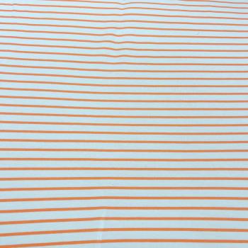 Preview: Hilco Viskosesweat Laurine Streifen creme neonorange