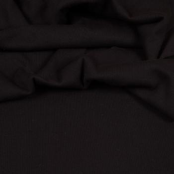 Hilco Rippen-Bündchenstrick schwarz Bündchen