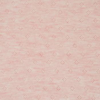 Hilco Rippenjersey Prosper rosa meliert uni