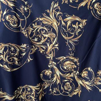 Badeanzugsstoff italienischer Designerstoff Barock Muster Luxusstoff