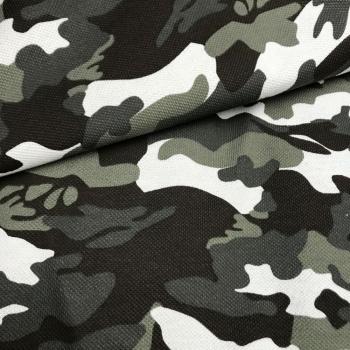 Italienischer Feinstrick Baumwolle Camouflage