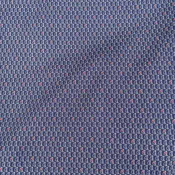 Stretch-Popeline Segelboote blau weiß rot