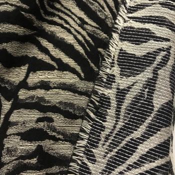 Italienischer Designer-Jaquard Animalprint Zebra