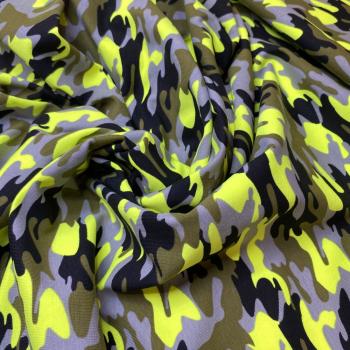 Jersey Camouflage neon gelb
