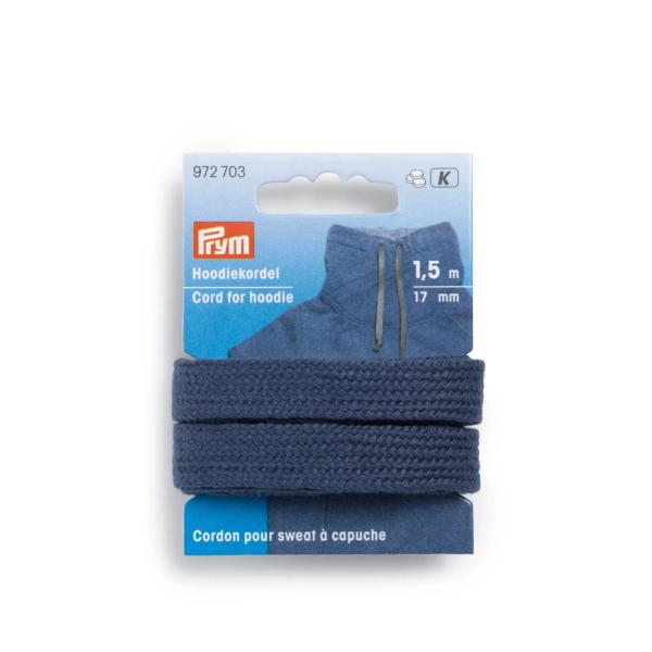 Prym Hoodiekordel blau