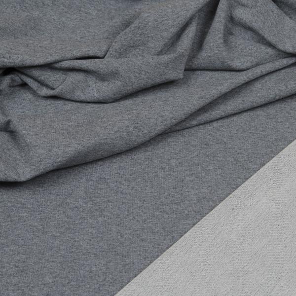 Hilco Doubleface Sommersweat Sweat Crop - grau