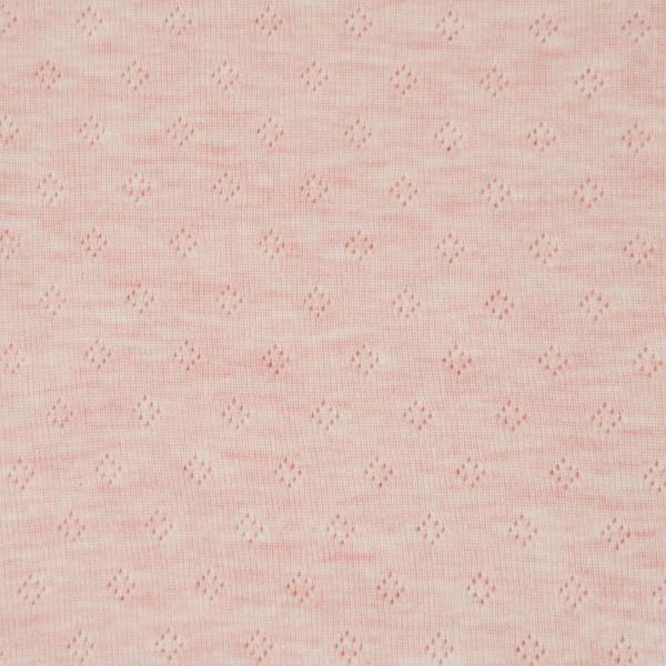 Hilco Rippenjersey Prosper rosa meliert uni