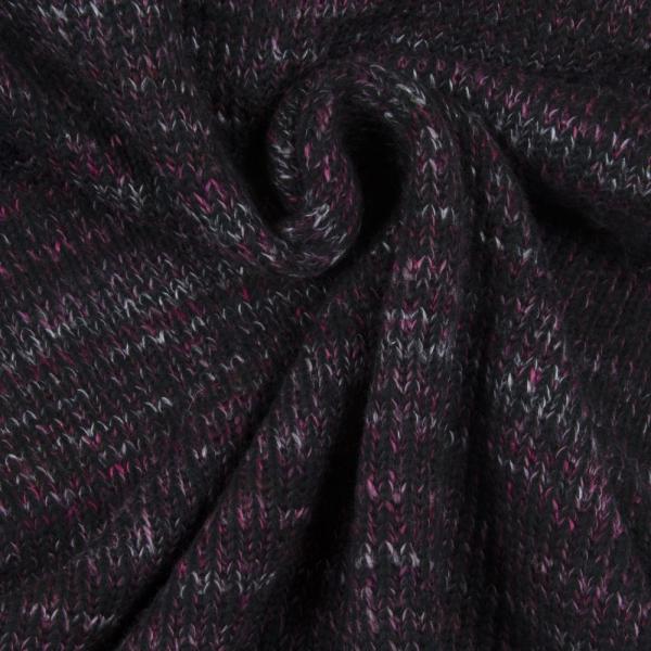 Hilco Strickstoff Cortina pink schwarz