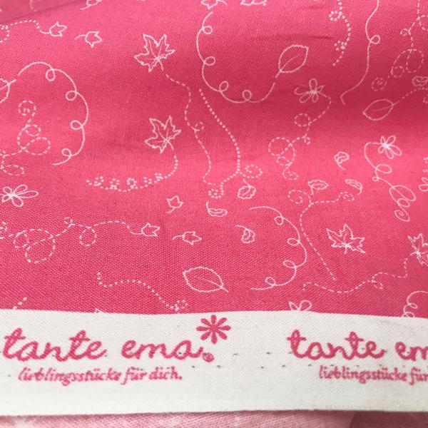 Baumwollstoff Tante Ema pink