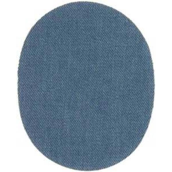 mono quick Flickstoff oval/Rechteck light blue