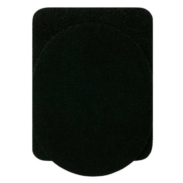 mono quick Flickstoff oval/Rechteck schwarz