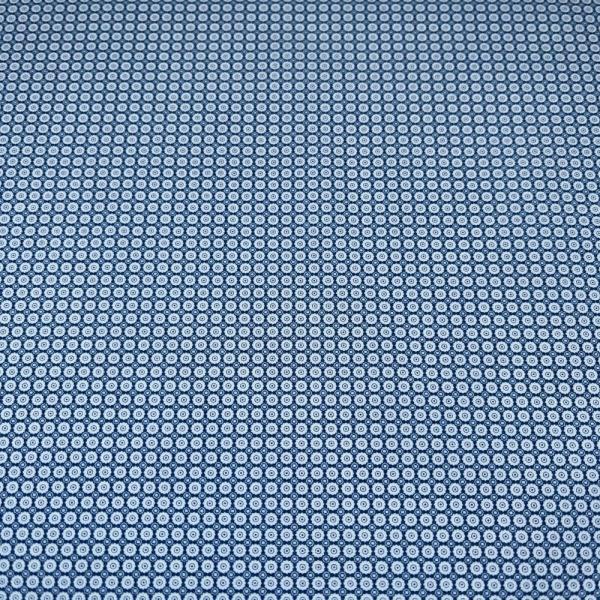Baumwolle Kreise blau