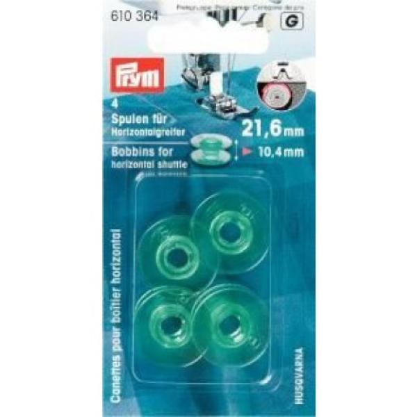 Prym Nähmaschinenspulen für Horizontalgreifer 21,6 mm