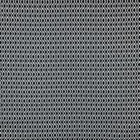 Elastischer Baumwollsatin Rauten schwarz/weiß