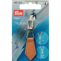 Prym Fashion-Zipper Lederlook beige Lederimitat