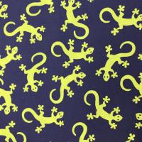 Gecky Hilco Baumwolle Popeline rot Webware Kinderstoff Geckos 50 cm