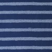 Hilco Jersey Fleet Stripe grau/blau Streifen