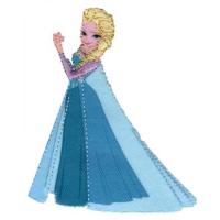 mono quick Applikation Disney Elsa Eiskönigin Patch zum Aufbügeln